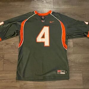 Miami Hurricanes Nike Devin Hester 2000s Football Jersey